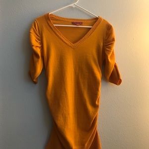 Mustard Quarter sleeve top